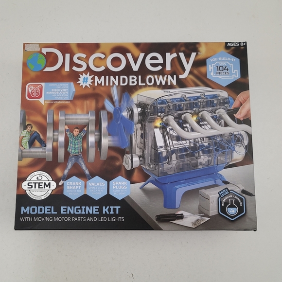 Discovery Toys Discovery Mindblown Model Engine Kit With Moving
